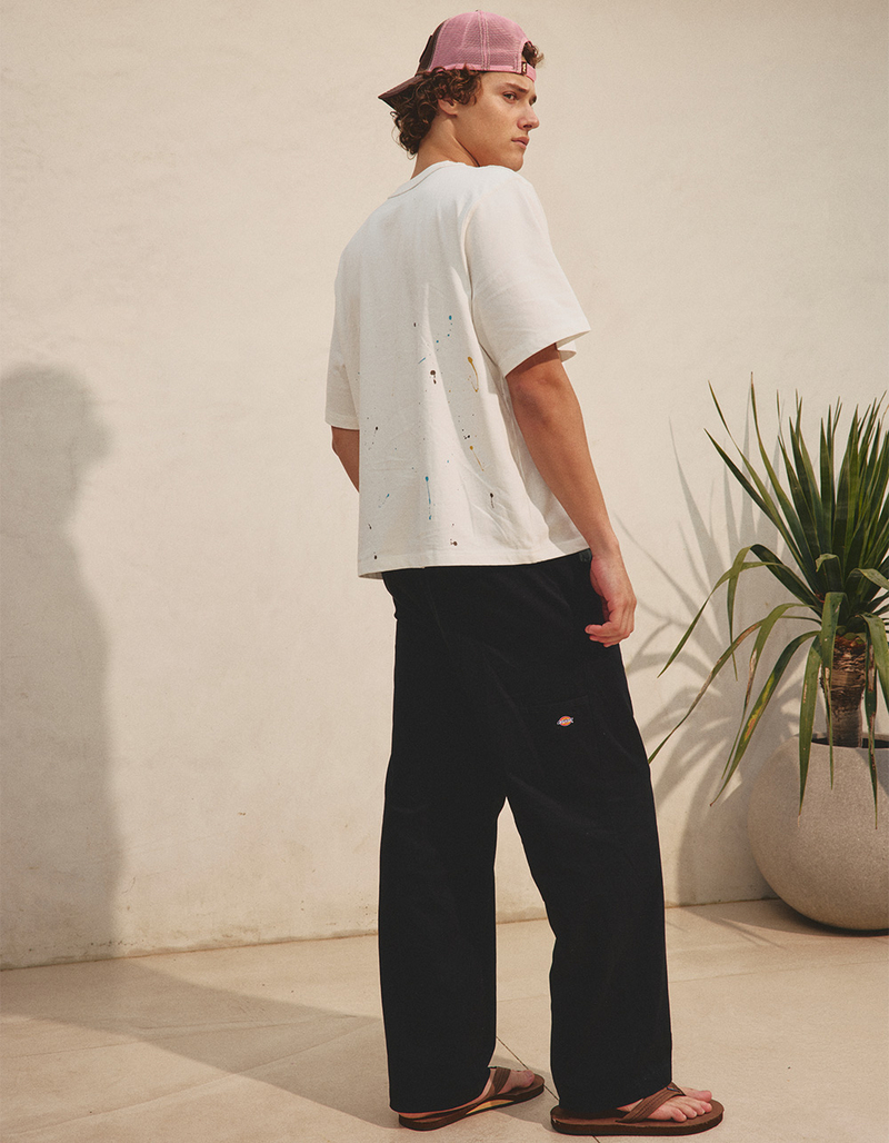 DICKIES Worn In Mens Double Knee Work Pants image number 7