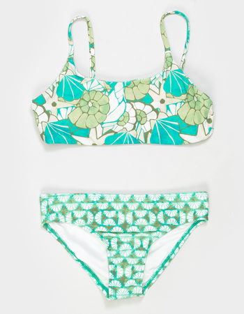 O'NEILL Shell Abstract Girls Reversible Bralette Bikini Set Primary Image