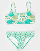 O'NEILL Shell Abstract Girls Reversible Bralette Bikini Set image number 1