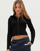 FULL TILT Cable Girls Zip-Up Hoodie FULL TILT Cable Girls Zip-Up Hoodie