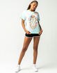 FULL TILT Tie Dye Mushroom Womens Oversized Tee image number 4