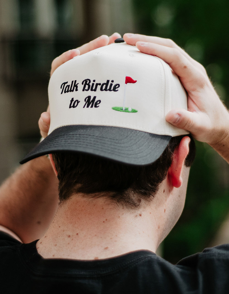 KATYDID Talk Birdie To Me Mens Golf Vintage Hat image number 2