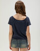 THE WILD COLLECTIVE Dallas Cowboys Womens Off The Shoulder Tee image number 4
