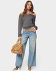 EDIKTED Nannie Off Shoulder Oversized Top image number 5