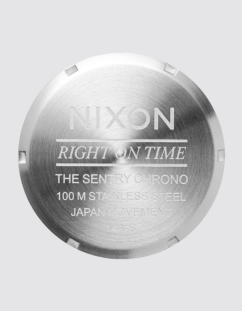 NIXON Sentry Chrono Leather Watch image number 4