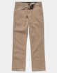 VOLCOM Frickin Modern Stretch Boys Khaki Chino Pants image number 1