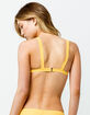 FULL TILT Trilet Yellow Bikini Top image number 3