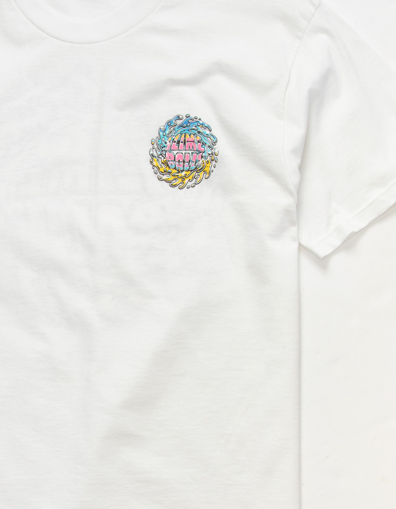 SLIME BALLS Chrome Logo Mens Tee image number 3