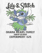 LILO & STITCH Means Family Unisex Tee image number 2
