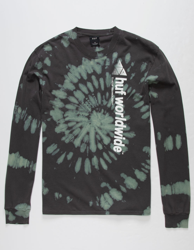 HUF Peak Slant Tie Dye Mens T-Shirt image number 1
