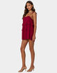 EDIKTED Dorothia Sheer Linen Look Mini Dress image number 2