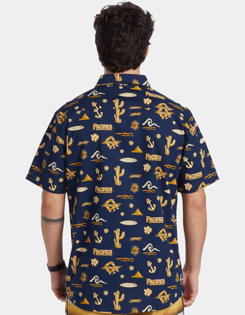 QUIKSILVER x Pacifico Mens Button Up Shirt image number 4