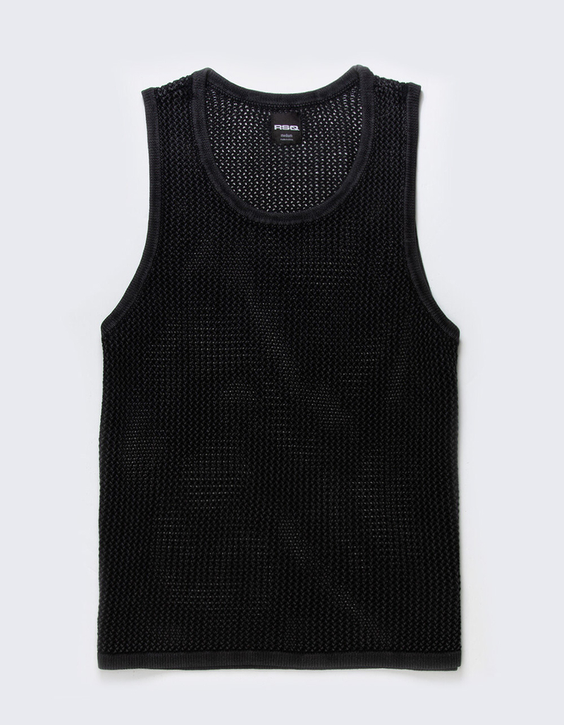RSQ Mens Crochet Tank Top image number 1