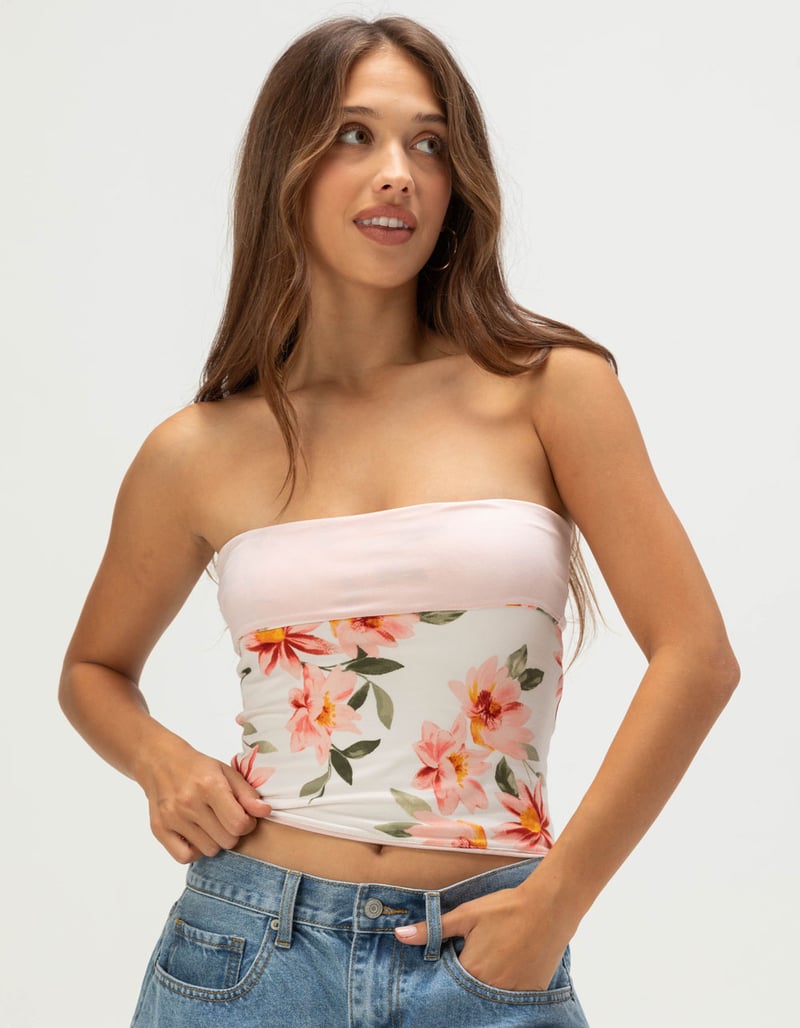 FULL TILT Womens Reversible Tube Top image number 4