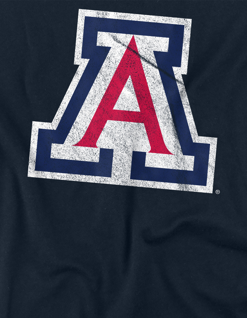 THE UNIVERSITY OF ARIZONA Distressed Primary Logo Boys Tee image number 1