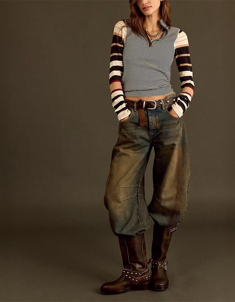 FREE PEOPLE Avery Womens Zip-Up Top image number 2