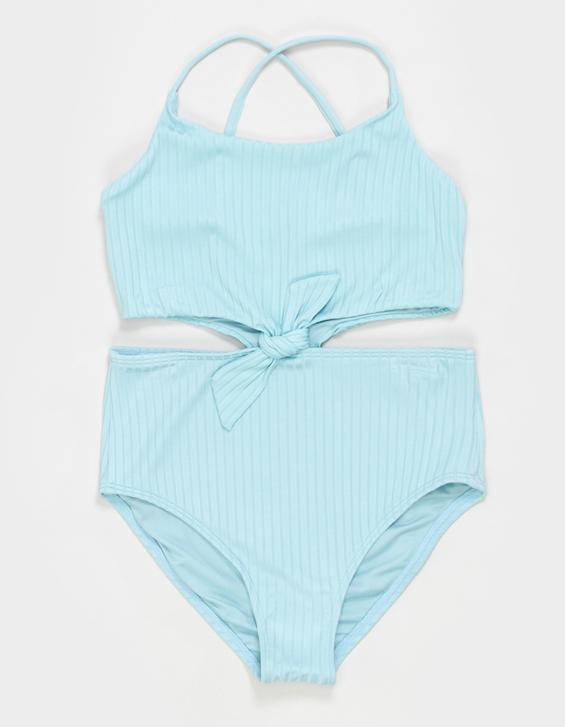 O'NEILL Shorebreak Rib Knot Front Girls One Piece Swimsuit image number 0