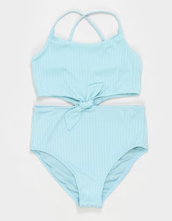 O'NEILL Shorebreak Rib Knot Front Girls One Piece Swimsuit Primary Image