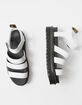 DR. MARTENS Blaire Womens White Platform Sandals image number 5