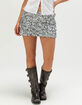 FULL TILT Micro Sequin Womens Mini Skort image number 2
