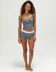 FULL TILT Stripe Button Womens Cami image number 2