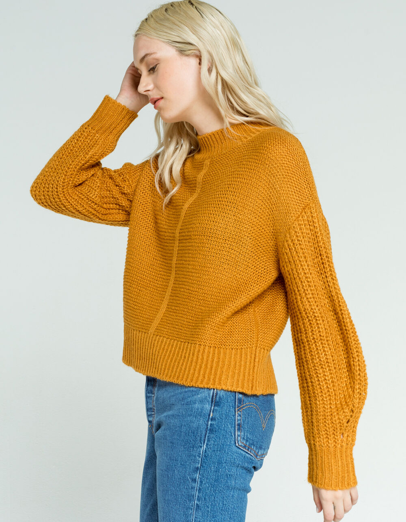 WEST OF MELROSE Get With Knit Womens Chunky Sweater image number 2