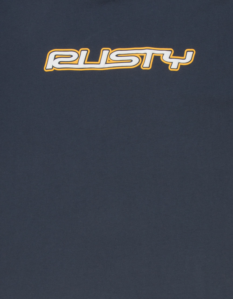 RUSTY Straight Shooter Mens Tee NAVY Tillys