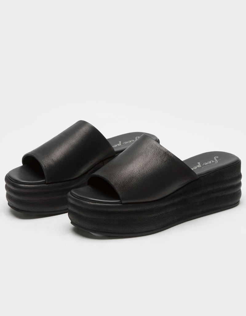 FREE PEOPLE Harbor Womens Black Flatform Sandals image number 0
