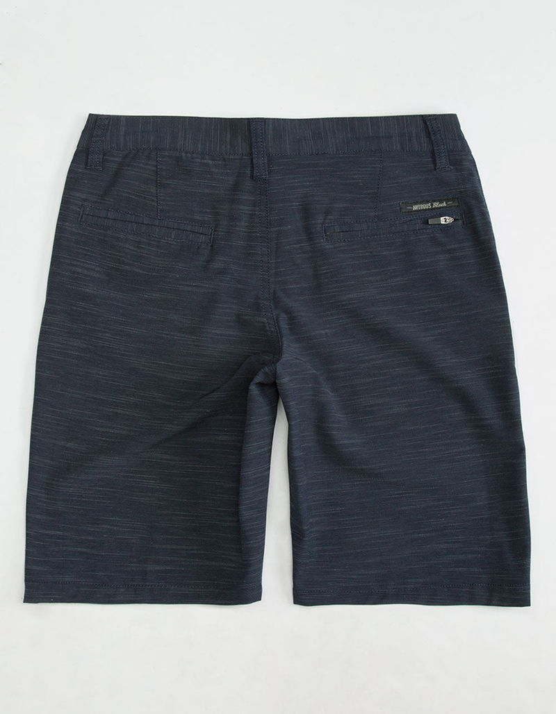 NITROUS BLACK Spade Boys Hybrid Shorts image number 1