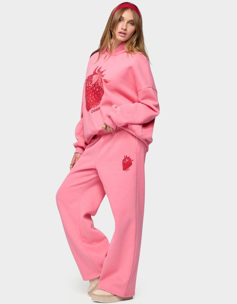 EDIKTED Strawberry Babe Hoodie image number 3