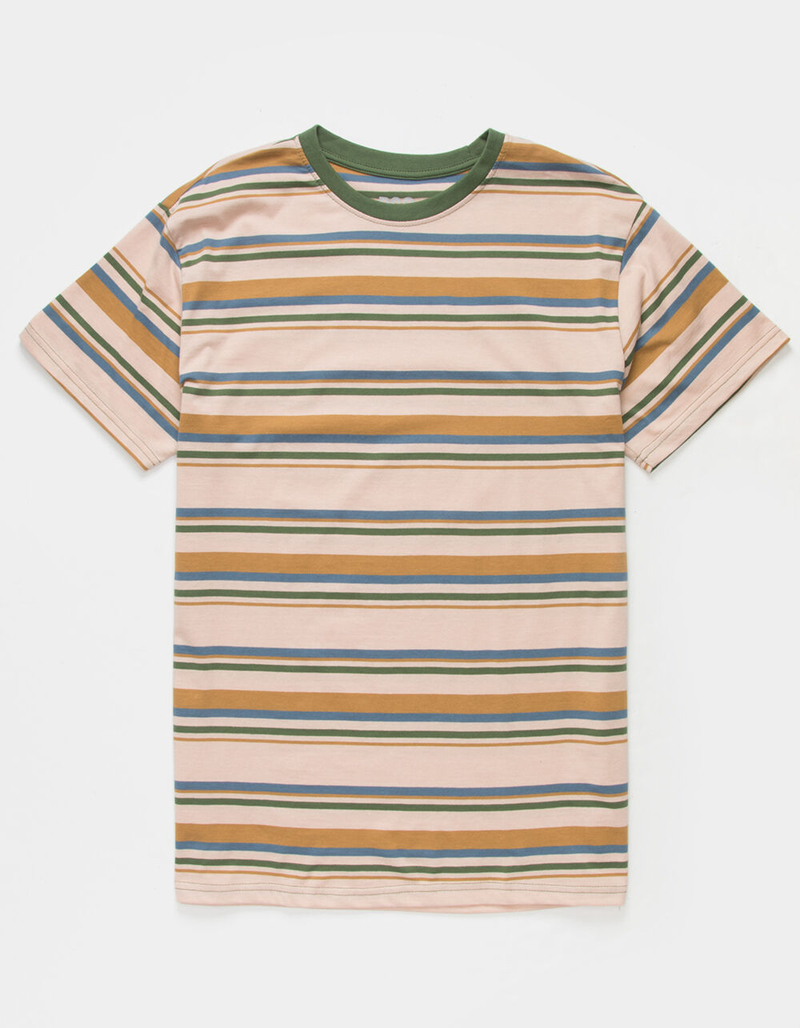 RSQ Relaxed Stripe Mens T-Shirt image number 0