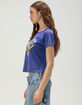 THE WILD COLLECTIVE Los Angeles Rams Womens Off The Shoulder Tee image number 3