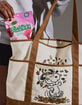 RSQ x Peanuts Fall Leaves Canvas Tote Bag image number 4