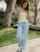TILLYS Butter Soft Side Slit Womens Tube Top image number 6