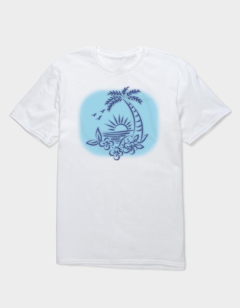 BEACH Airbrush Unisex Tee image number 0