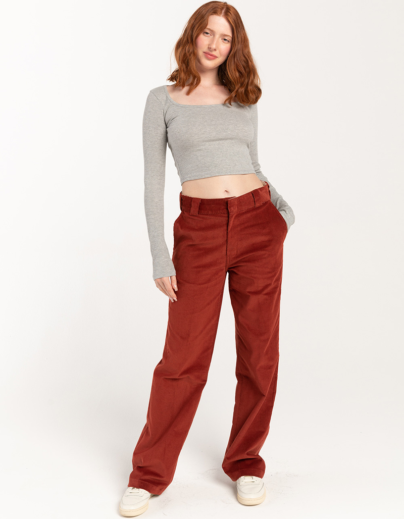 DICKIES Corduroy Womens Pants image number 6