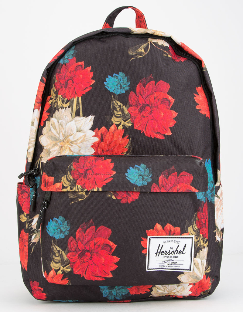 HERSCHEL SUPPLY CO. Classic XL Vintage Floral Black Backpack image number 0