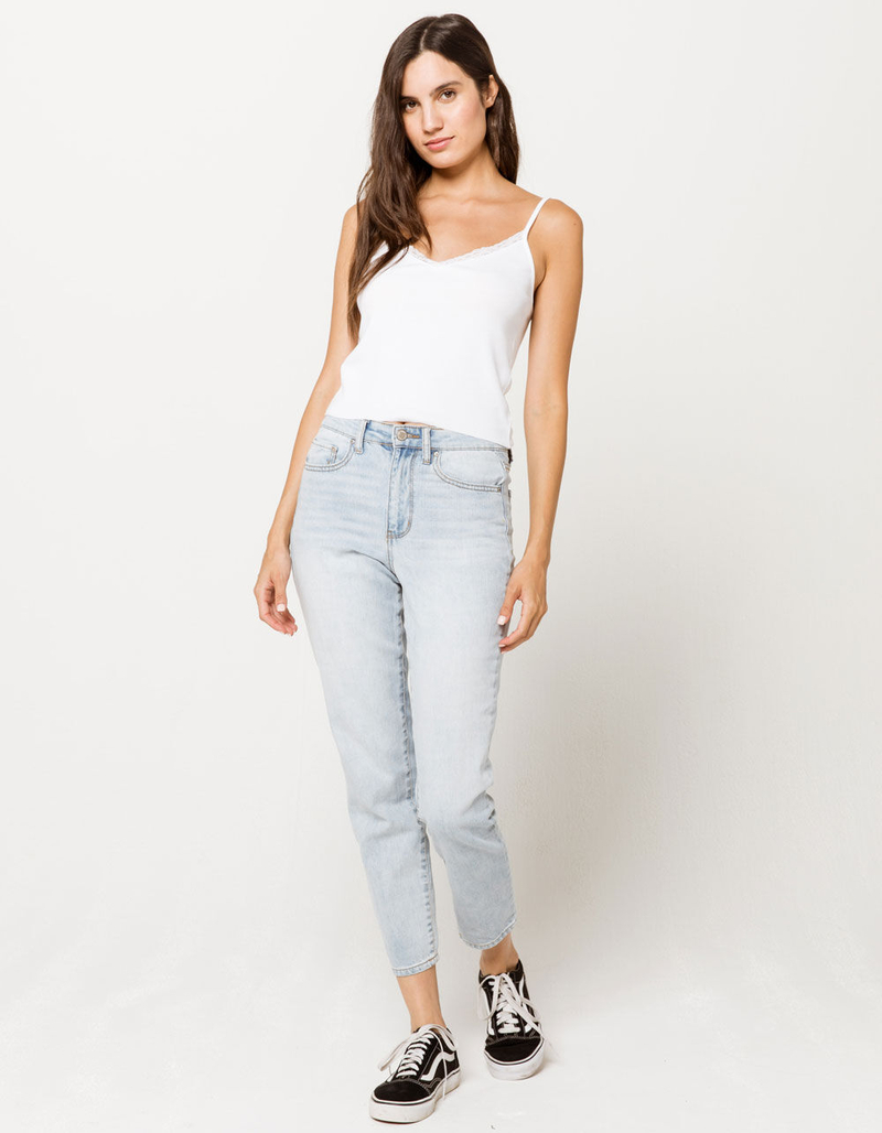 DESTINED Lace Trim White Womens Cami image number 3