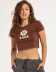 OBEY Icon Flower Womens Crop Tee image number 1