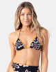 ROXY Playa Hermosa Reversible Mini Tiki Tri Womens Bikini Top image number 2