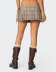 EDIKTED Peighton Plaid Pleated Mini Skort image number 2