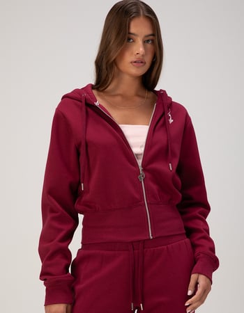 BABY PHAT Wide Band Womens Zip-Up Hoodie Primary Image