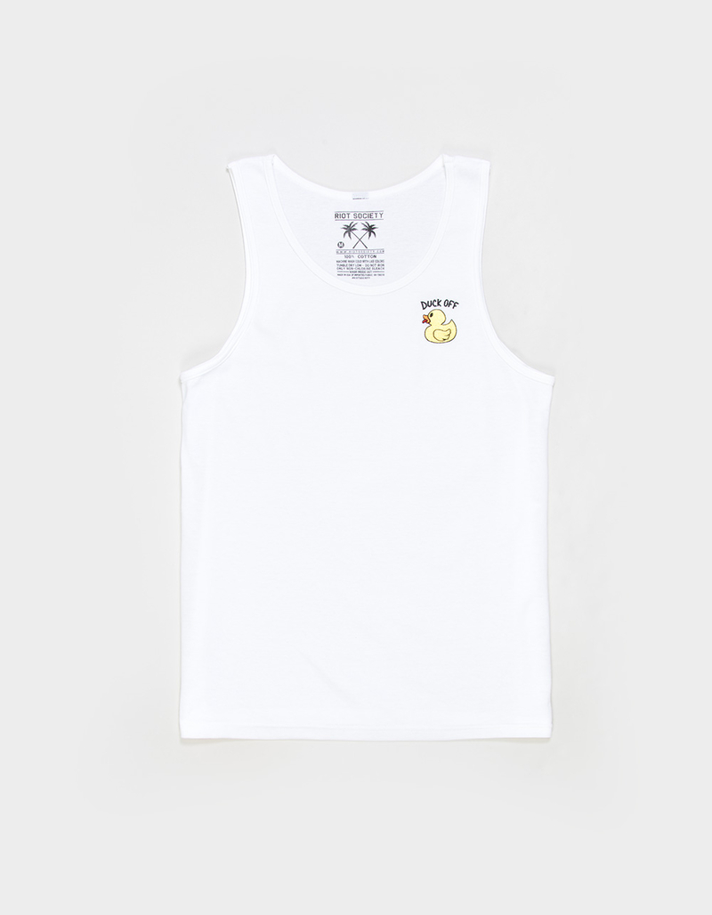 RIOT SOCIETY Ducky Mens Embroidered Tank Top image number 0