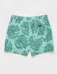 RSQ Mens Tropical Leaf 5'' Swim Shorts image number 3