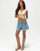 RSQ Womens Low Rise Baggy Carpenter Shorts image number 5