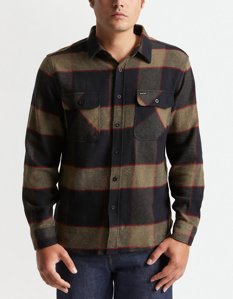 BRIXTON Bowery Mens Flannel image number 3