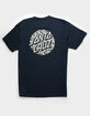 SANTA CRUZ Skeleton Fill Dot Mens Tee image number 2