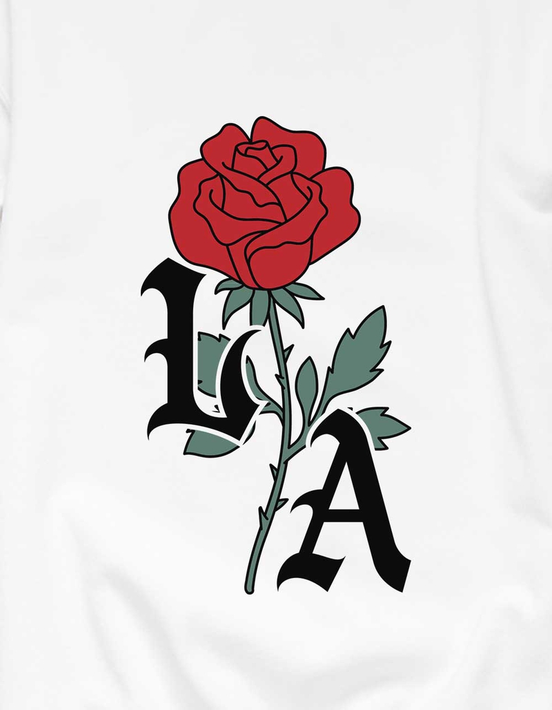 LOS ANGELES Rose LA Unisex Crewneck Sweatshirt image number 1