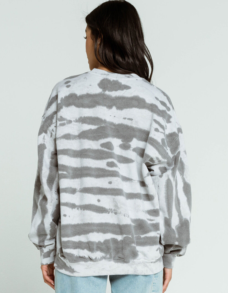 BDG Urban Outfitters Sacred Symbol Tie Dye Womens Crew Sweatshirt image number 2