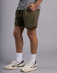 RSQ Mens 6" Nylon Shorts image number 5